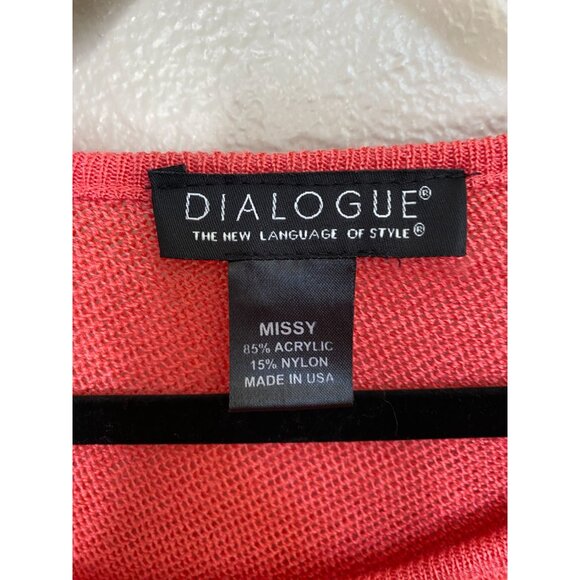 Dialogue Pink Womans Shawl Acrylic Nylon One Size Fits All - Picture 3 of 5